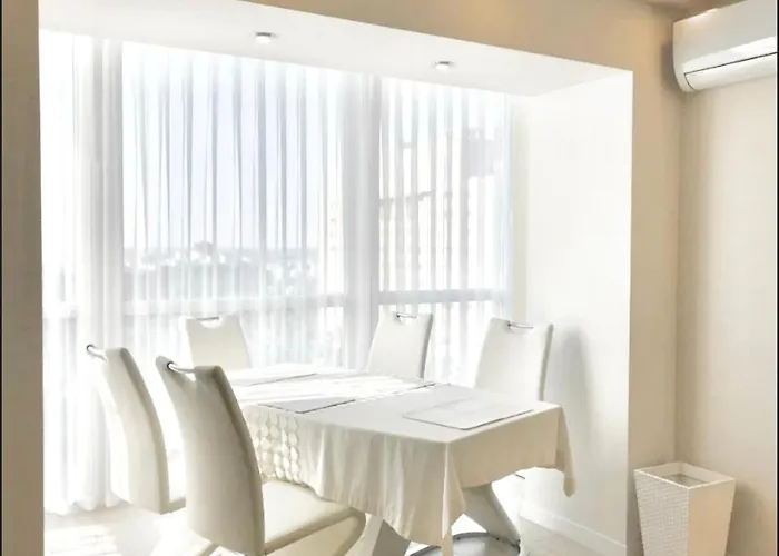 Lux Most City Area, Panoramic River View, New Tower